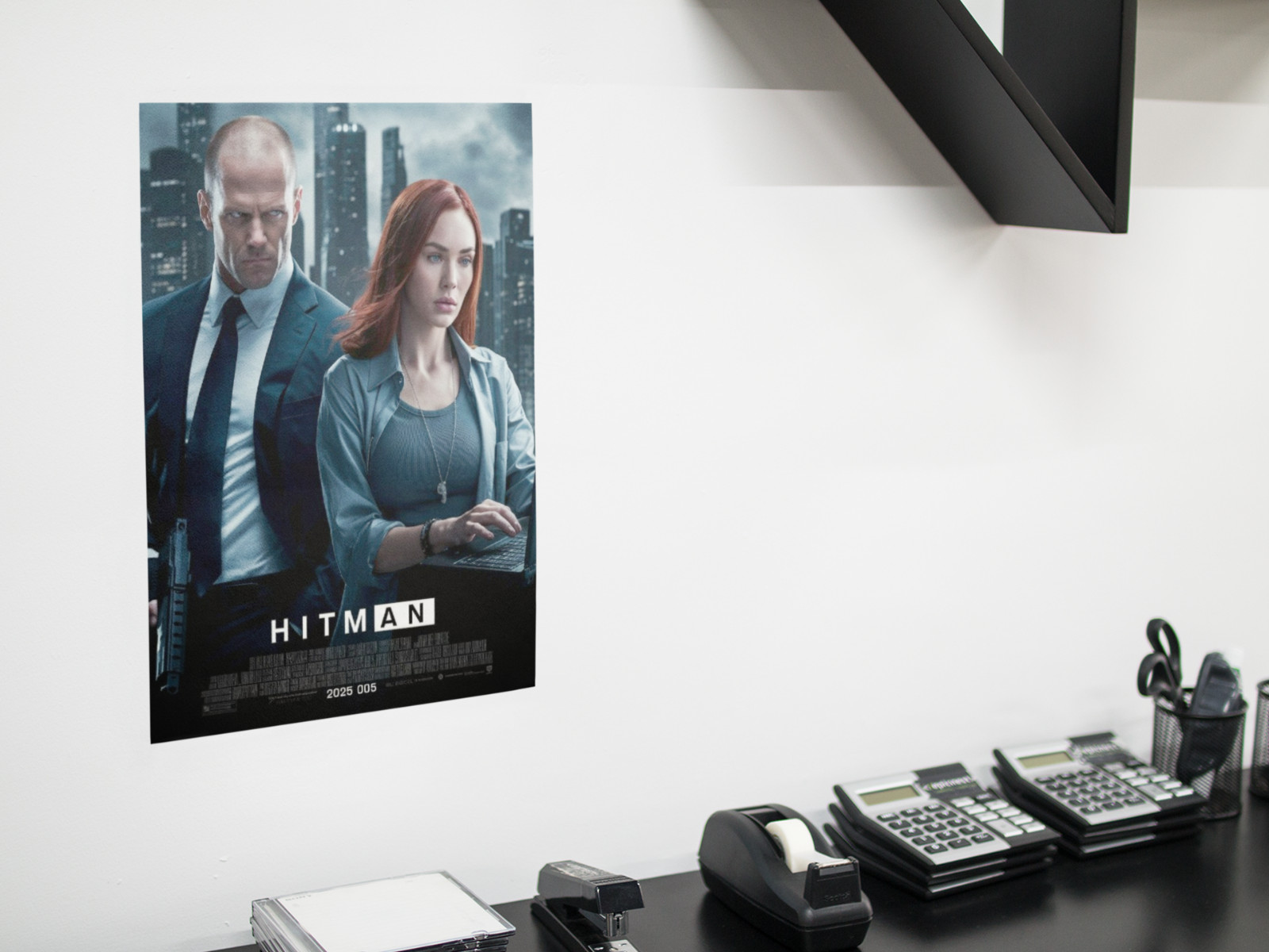 HITMAN Movie Wall Vinyl Decal Poster CANVAS Print (Removable Adhesive)