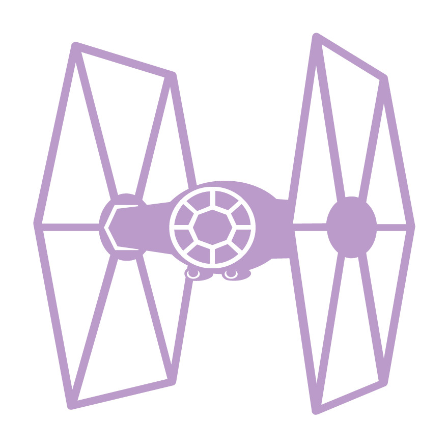 Star Wars Empire Tie Fighter Die Cut Vinyl Multiple Colors Decal Made USA