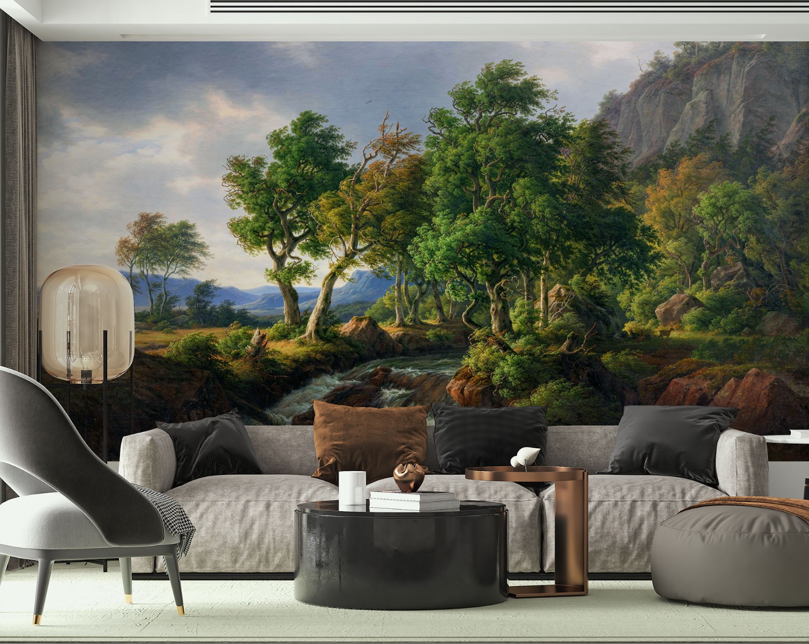 Classical Painting – Landscape Wallpaper, Wall Mural, Tapestry