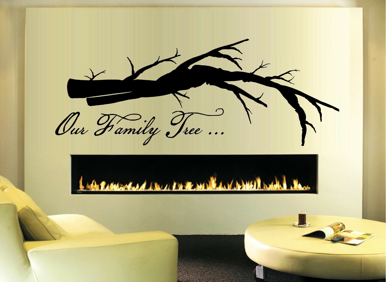 Our Family Tree… Vinyl Decal Home Décor 20" x 65"