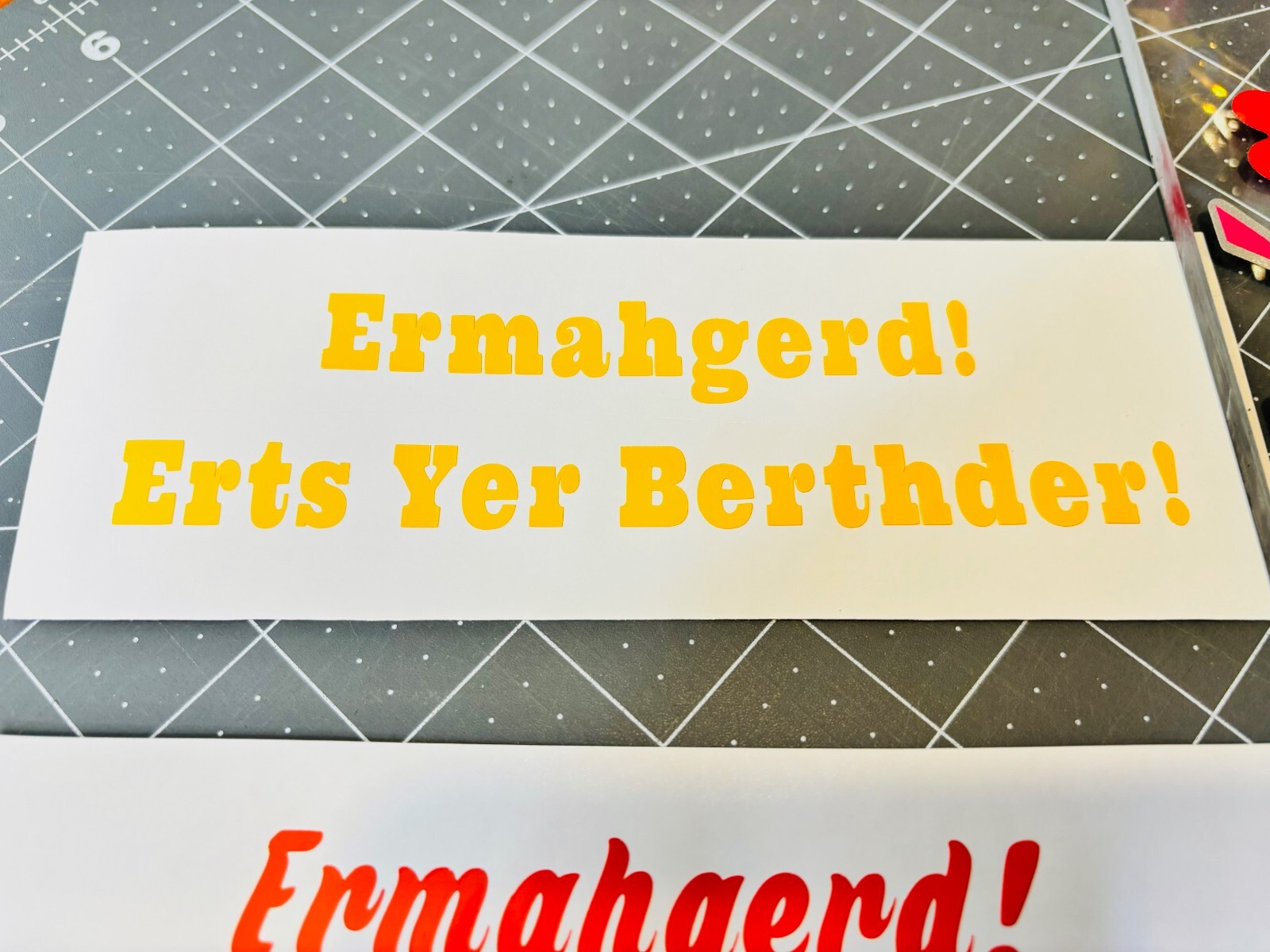 Ermahgerd! It's Your Birthday! Vinyl Decal Many Sizes & Colors + FREE Ship