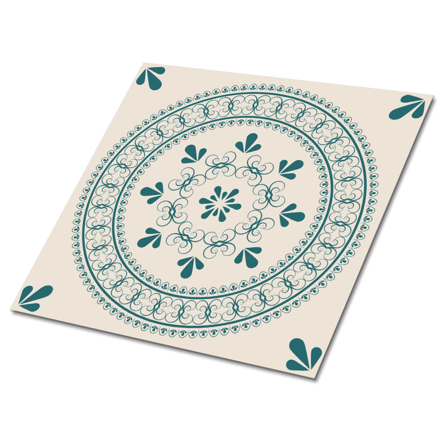 Kitchen Tile Stickers Splashback Backsplash Floor Peel and Stick Oriental motif