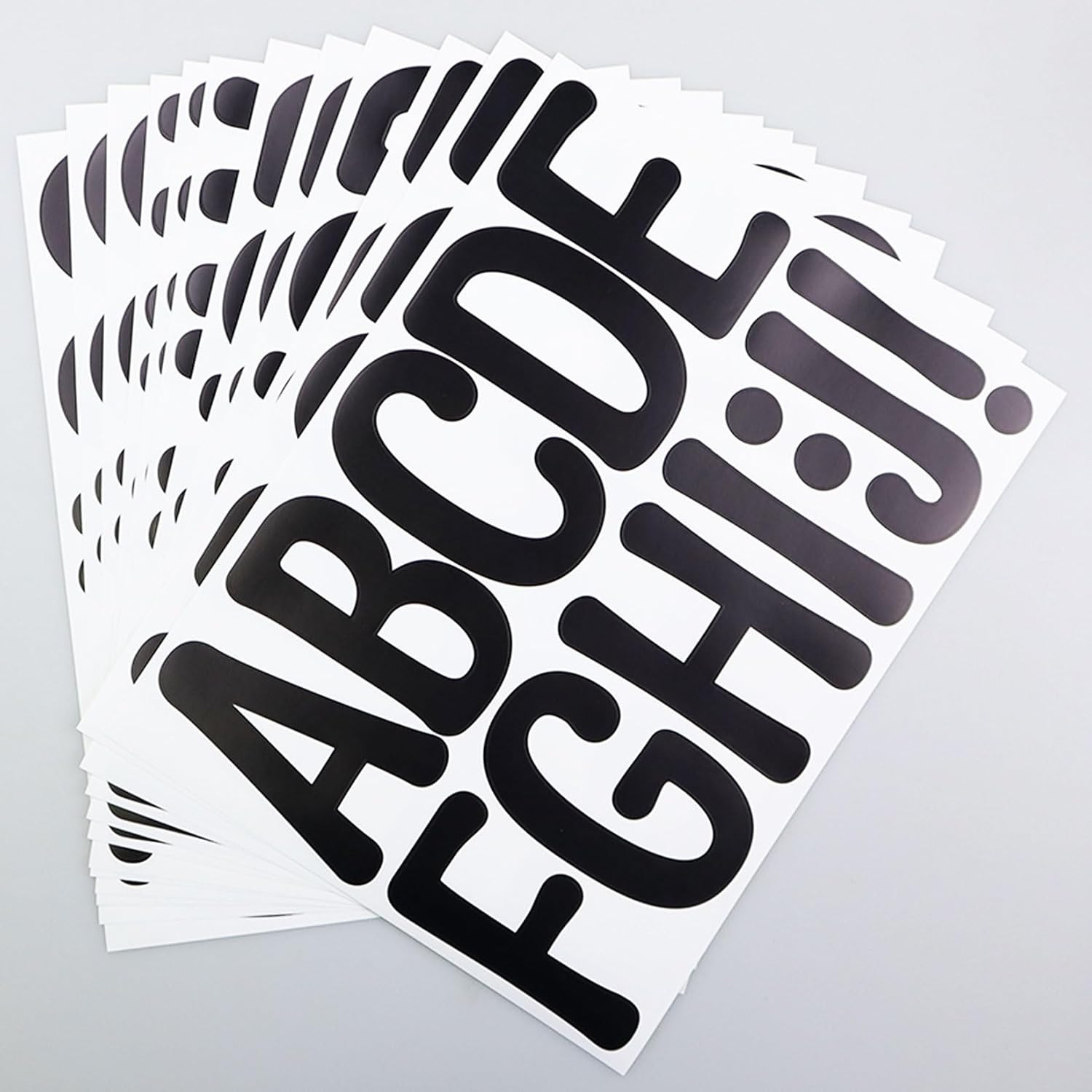 Large Self Adhesive Vinyl Letters Numbers Stickers for Mailbox,4 Inch Sticky Alp