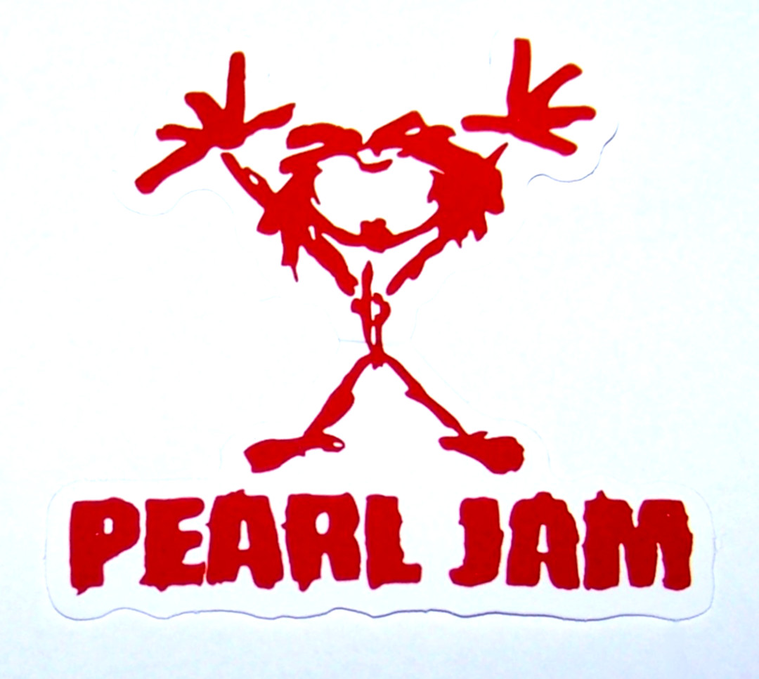 PEARL JAM Die Cut Sticker Decal Music Band Rock Seattle Grunge Vedder Pearl Jam
