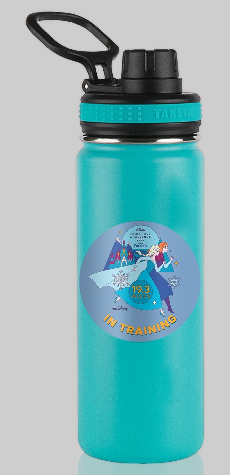 RunDisney Princess Races 2024 Fairy Tale 19.3 IN TRAINING Water Bottle Sticker
