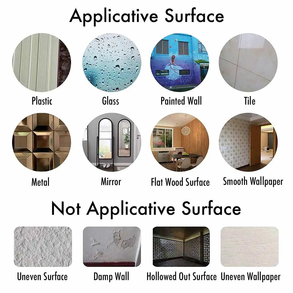 Round Acrylic Mirror Wall Stickers Self Adhesive Small Circle Dots Room Decor