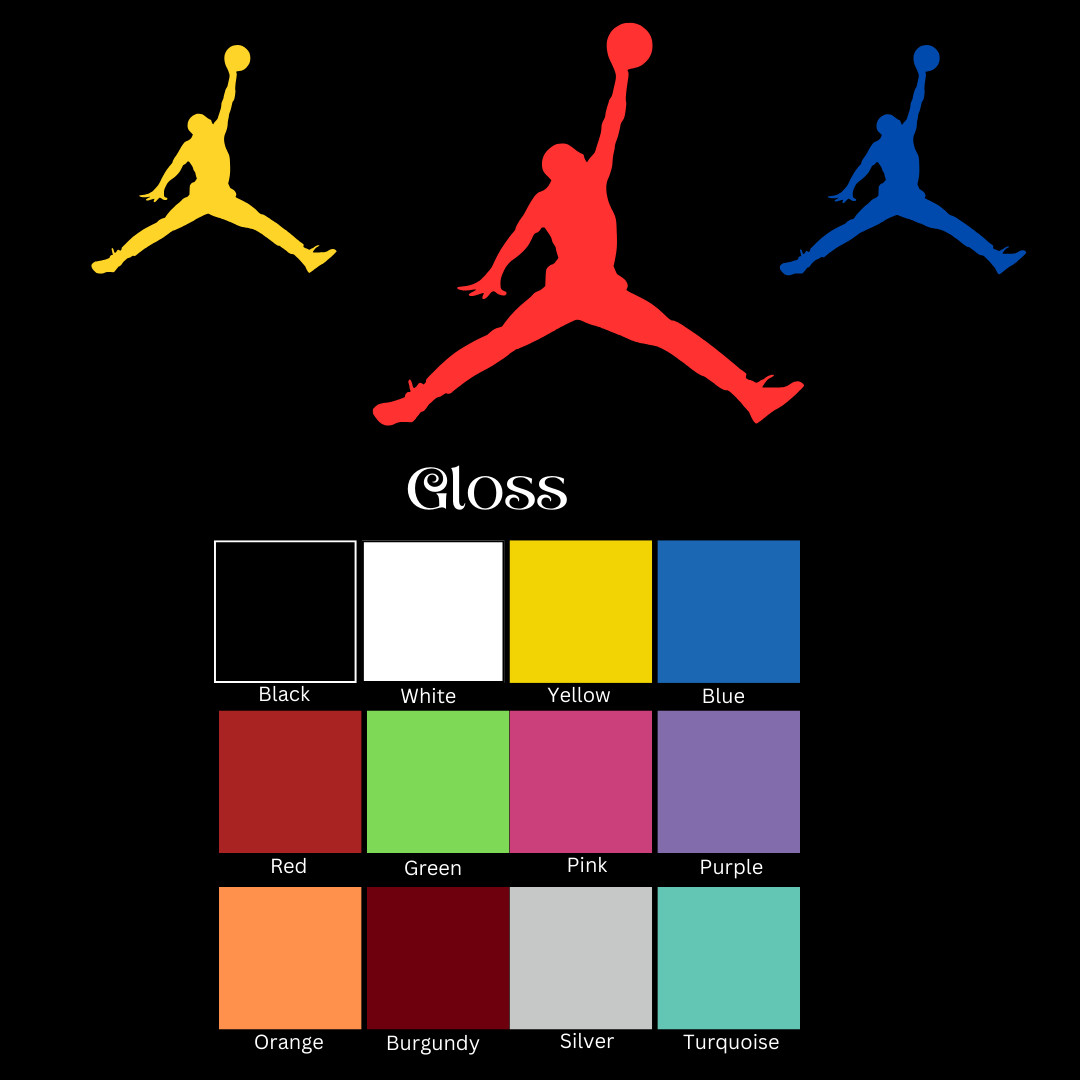 2pk Air Jordan Jumpman Vinyl Decals Stickers Basketball Jordan Nike Multi Colors
