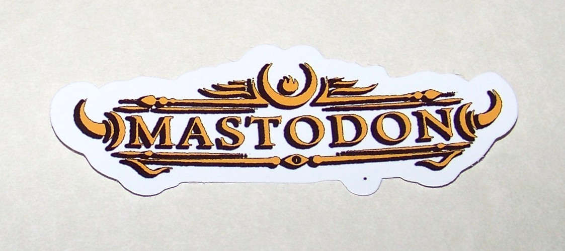 MASTODON – Logo Die Cut Sticker Decal Music Rock Band Metal Mastodon