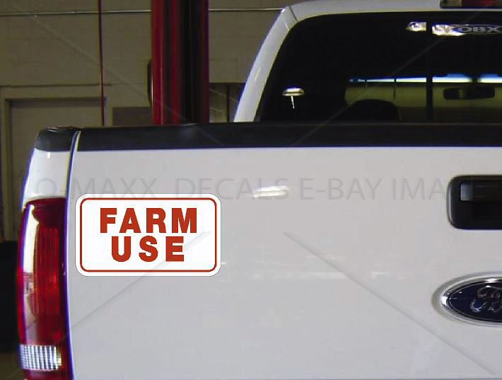 Farm Use Country Car Truck Glass Bumper Motorcycle Novelty Printed Vinyl Sticker