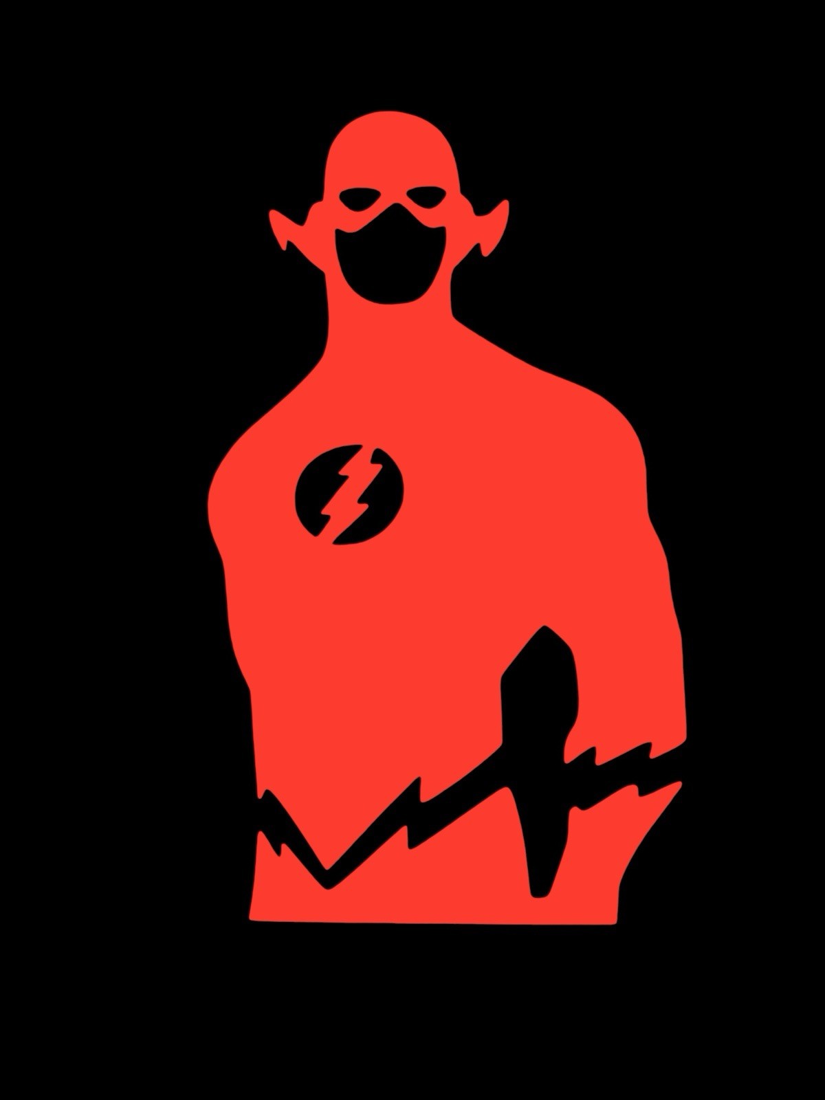 Flash design #1 Decal for car Windows Laptops most Smooth Surfaces
