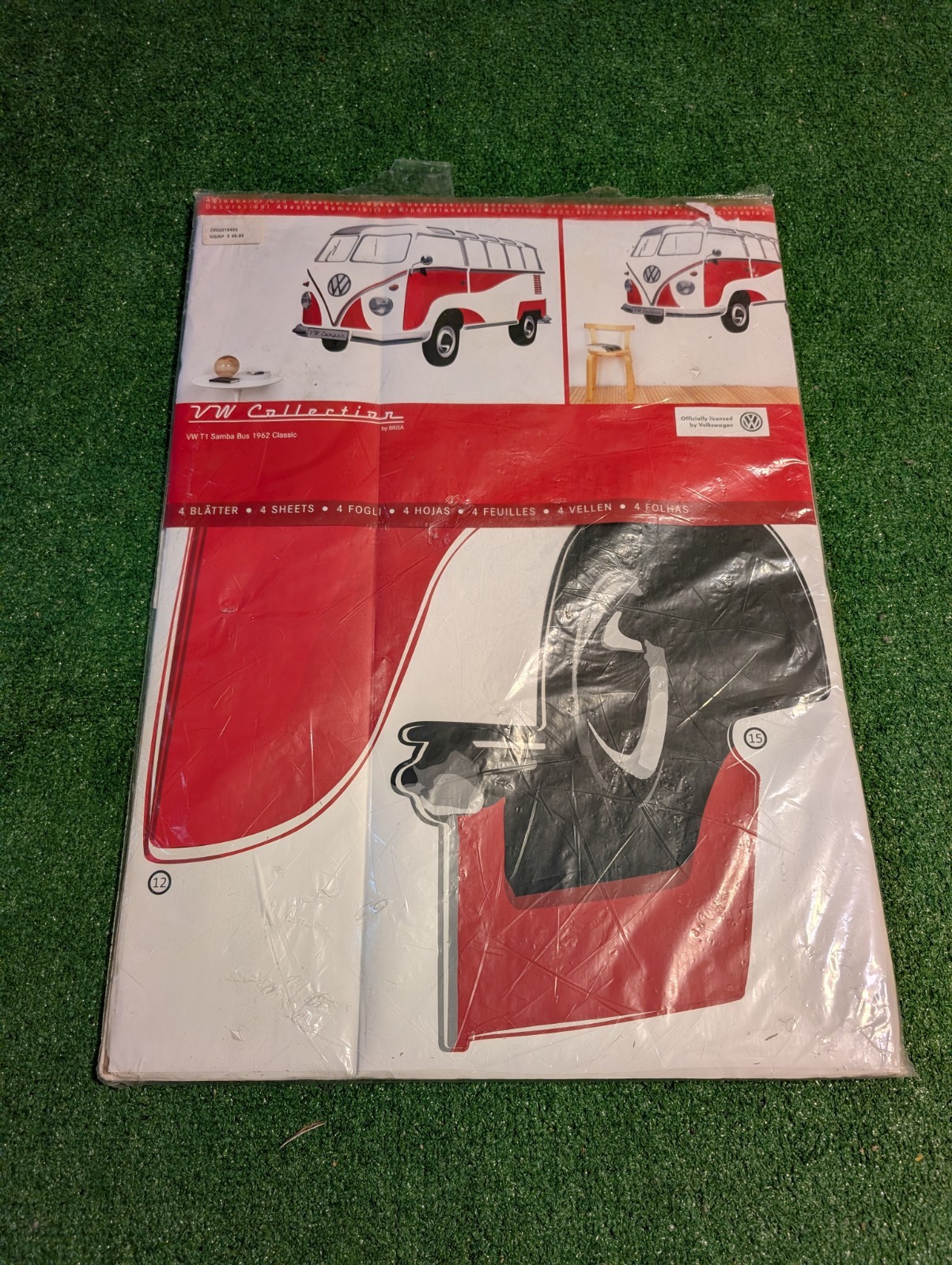 Volkswagen VW T1 Samba Bus Wall Decals Camper Van Officially Licensed