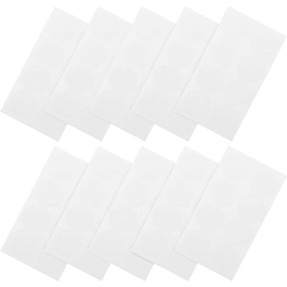 10 Sheets Sun Detection Stickers Uv Protection Patch Anti-collision Window Test