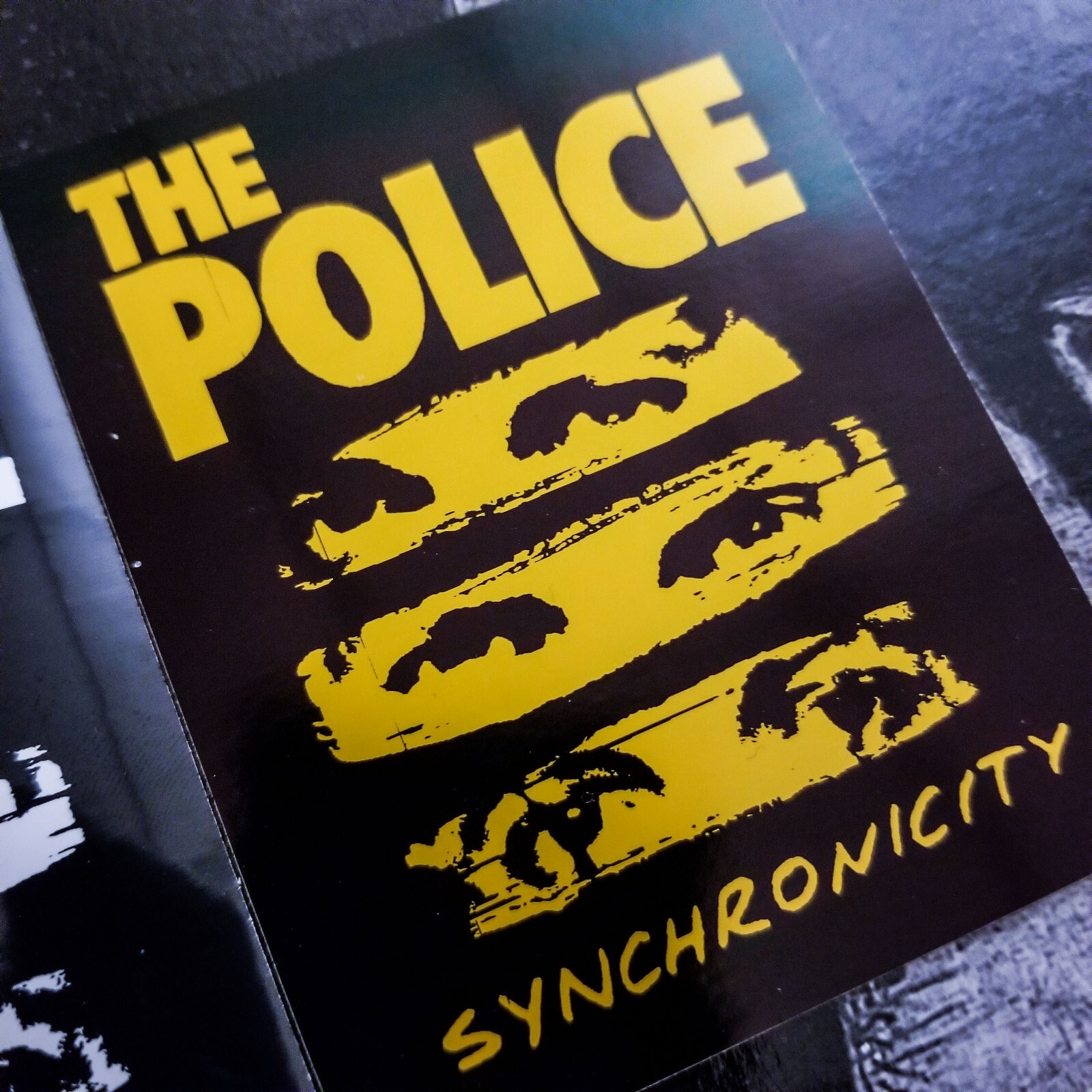 🦇 The Police Synchronicity 4 x 3" Waterproof Vinyl Sticker [💪 HQ Durability]