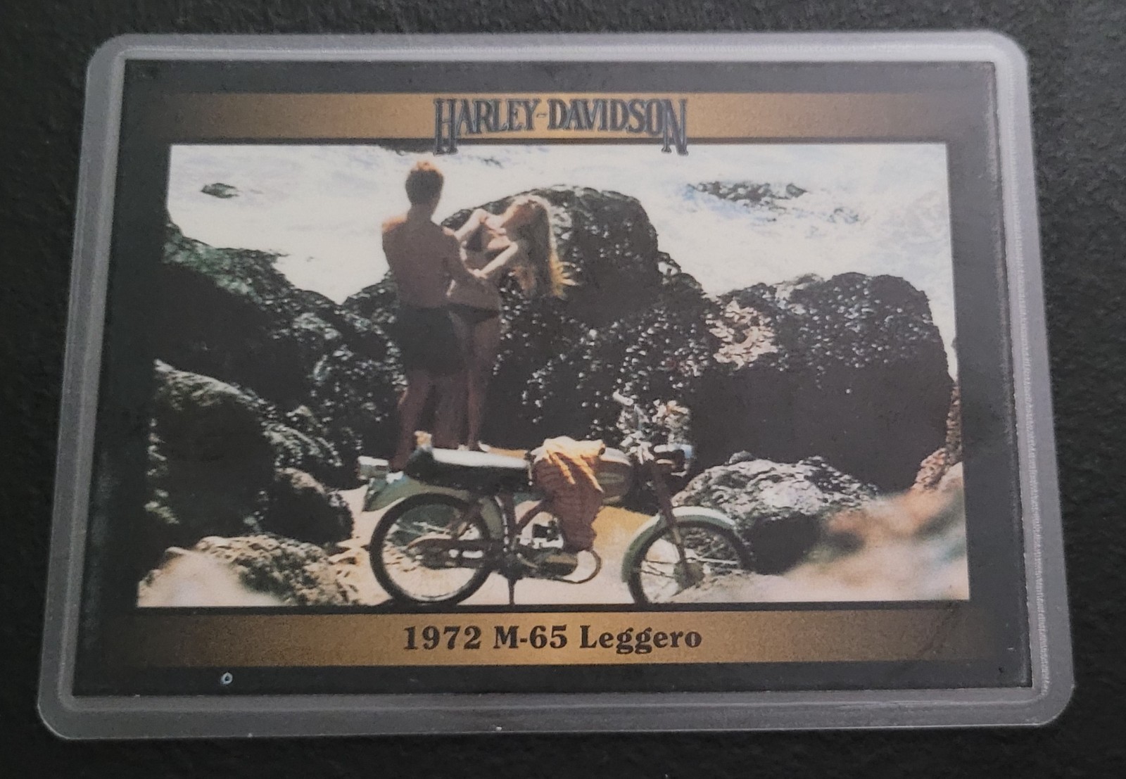 Harley Davidson Fridge/Locker/Cabinet Laminated Collectible Card Magnets VTG