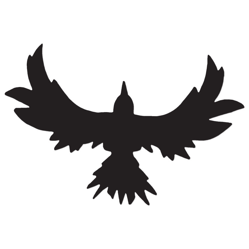 Crow Raven Blackbird – Vinyl Decal Sticker – Multiple Color & Sizes – ebn190