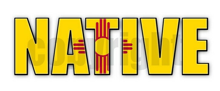 New Mexico Native Flag Stickers Flag Decals New Mexico State Flag Stickers
