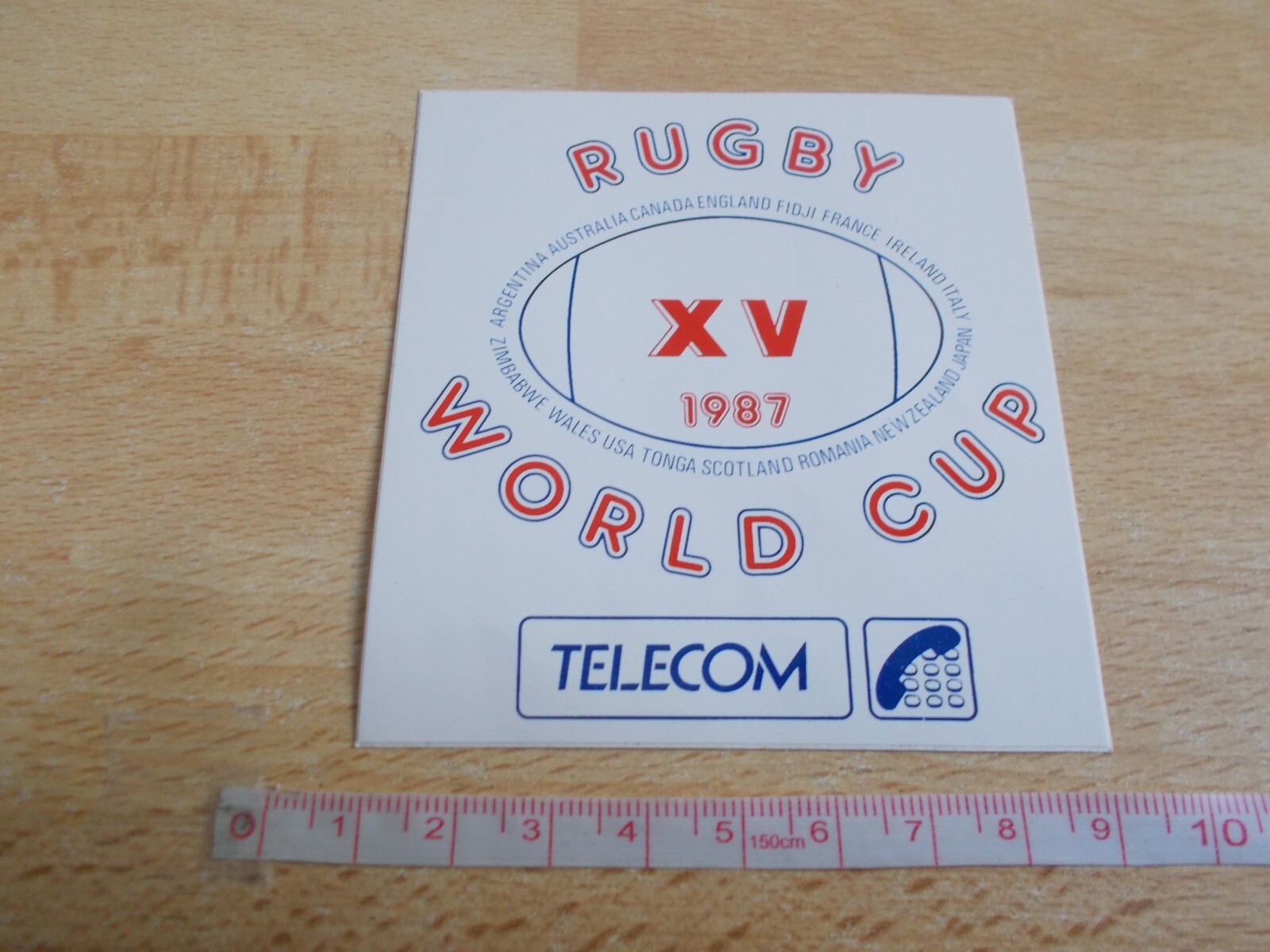 Stickers Rugby – World Cup 1987