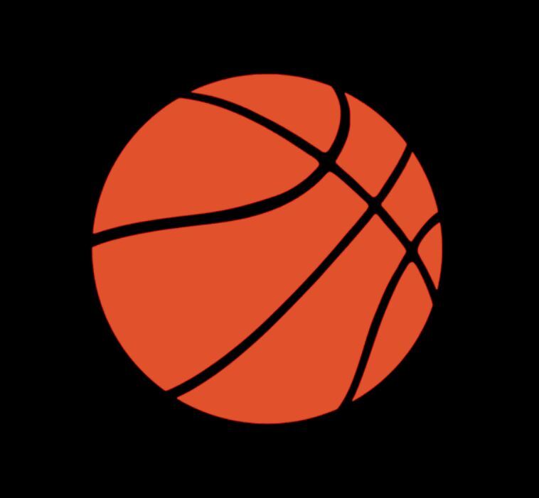 Basketball Sticker Vinyl Decal PICK SIZE COLOR Sports Ball Car Window Bumper SUV
