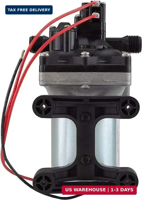 RV Water Pump 4008-101-A65/E65 | 3.0 GPM – 55 PSI | 12V Camper RV Water Pump | O