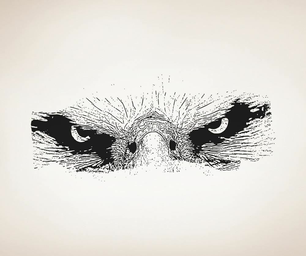 Eagle Eyes Staring Down Vinyl Wall Decal Sticker.#5517