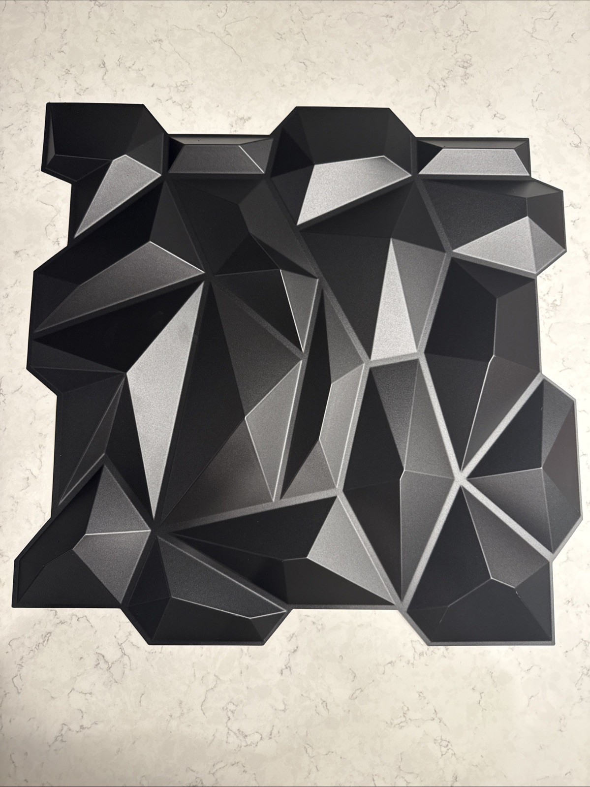 Art3d 12 Pack Decorative 3D Wall Panels for Interior Wall Decor Black