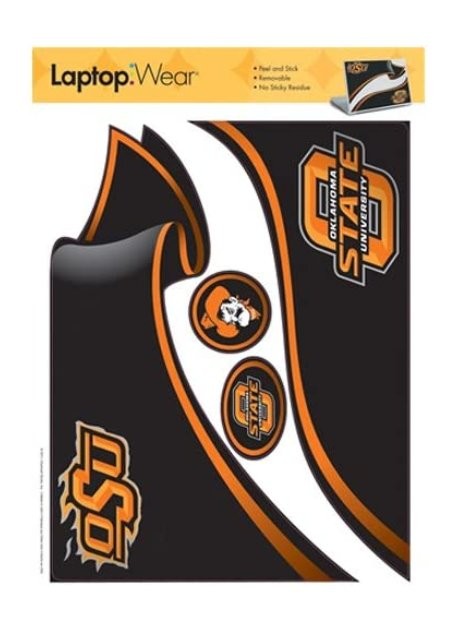 University of Oklahoma State Cowboys Osu Roommates Peel and Stick Laptop Wear St