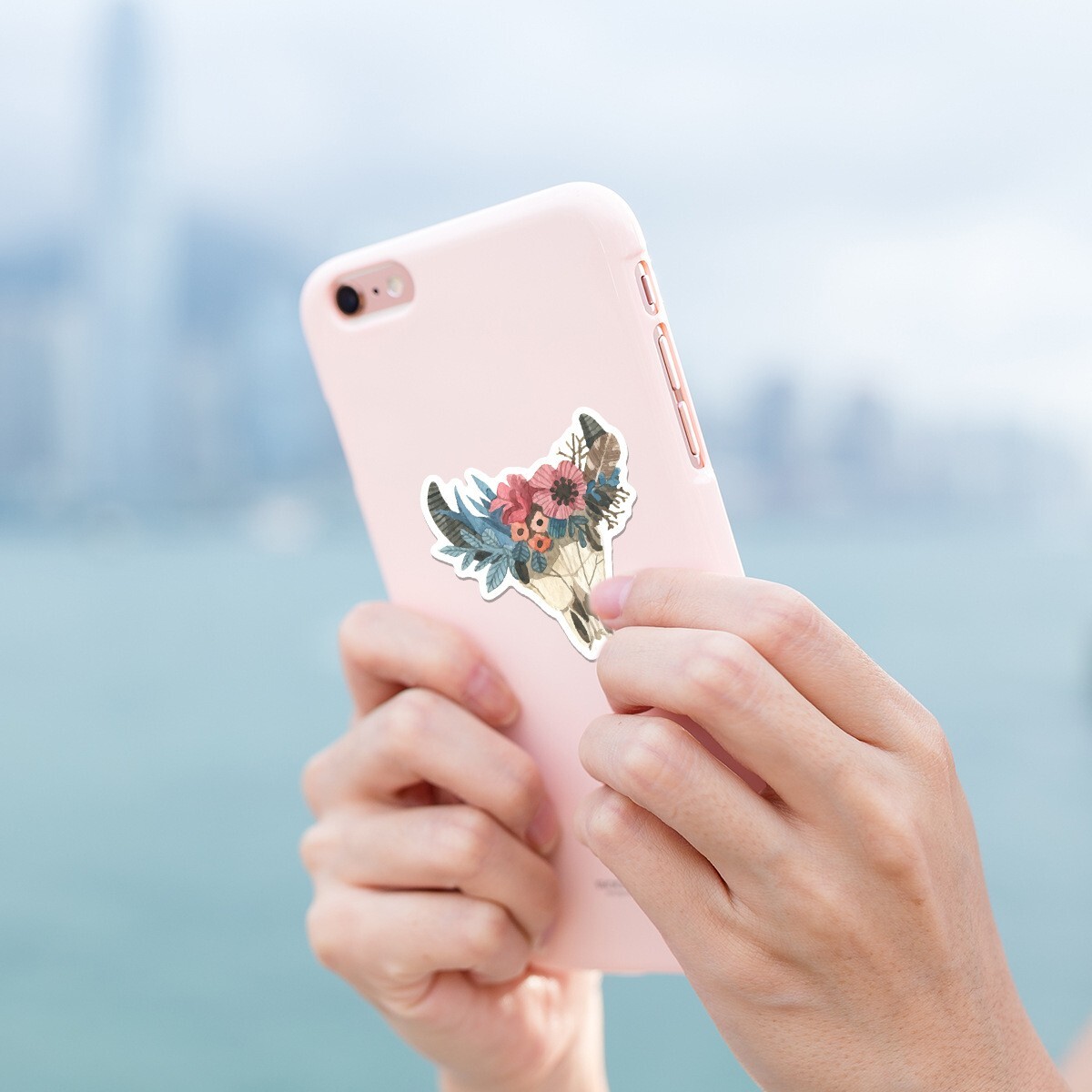 50pcs Waterproof Vinyl Stickers Retro Bohemian Fashion Luggage Phone Laptop Car