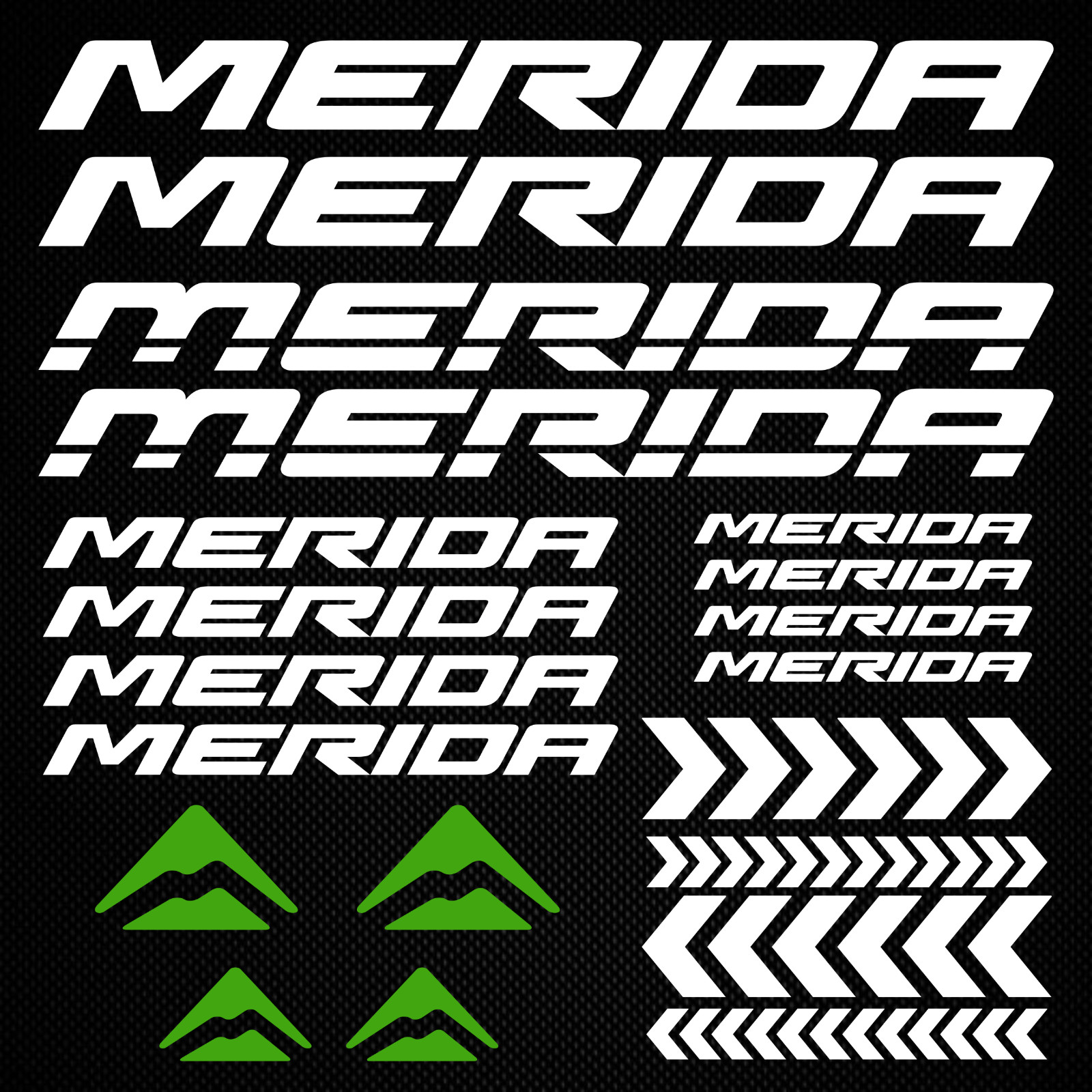 Merida decals frame mountain bike stickers bmx mtb fork adhesive vinyl ORACAL