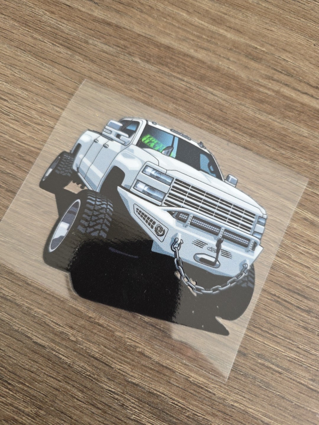 Heavy Duty Truck UV DTF DECAL STICKER Waterproof Raised High Quality 4in