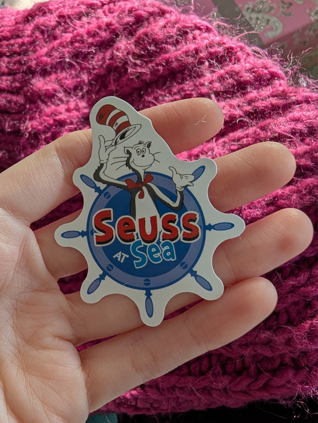 Dr. Seuss Sticker, Cat in hat