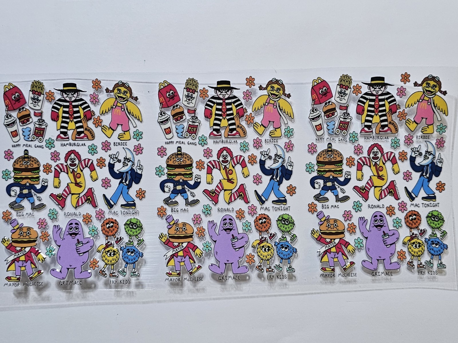 McDonalds UV DTF Transfer Sticker Wrap Tumbler UVDTF BUY 10+ GET COMBINED SHIP