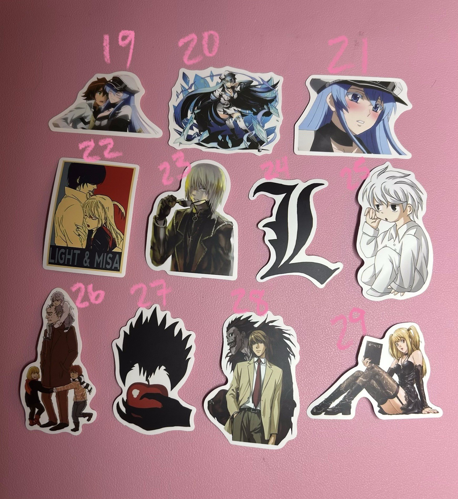 Final Fantasy, Death Note And More Anime Stickers