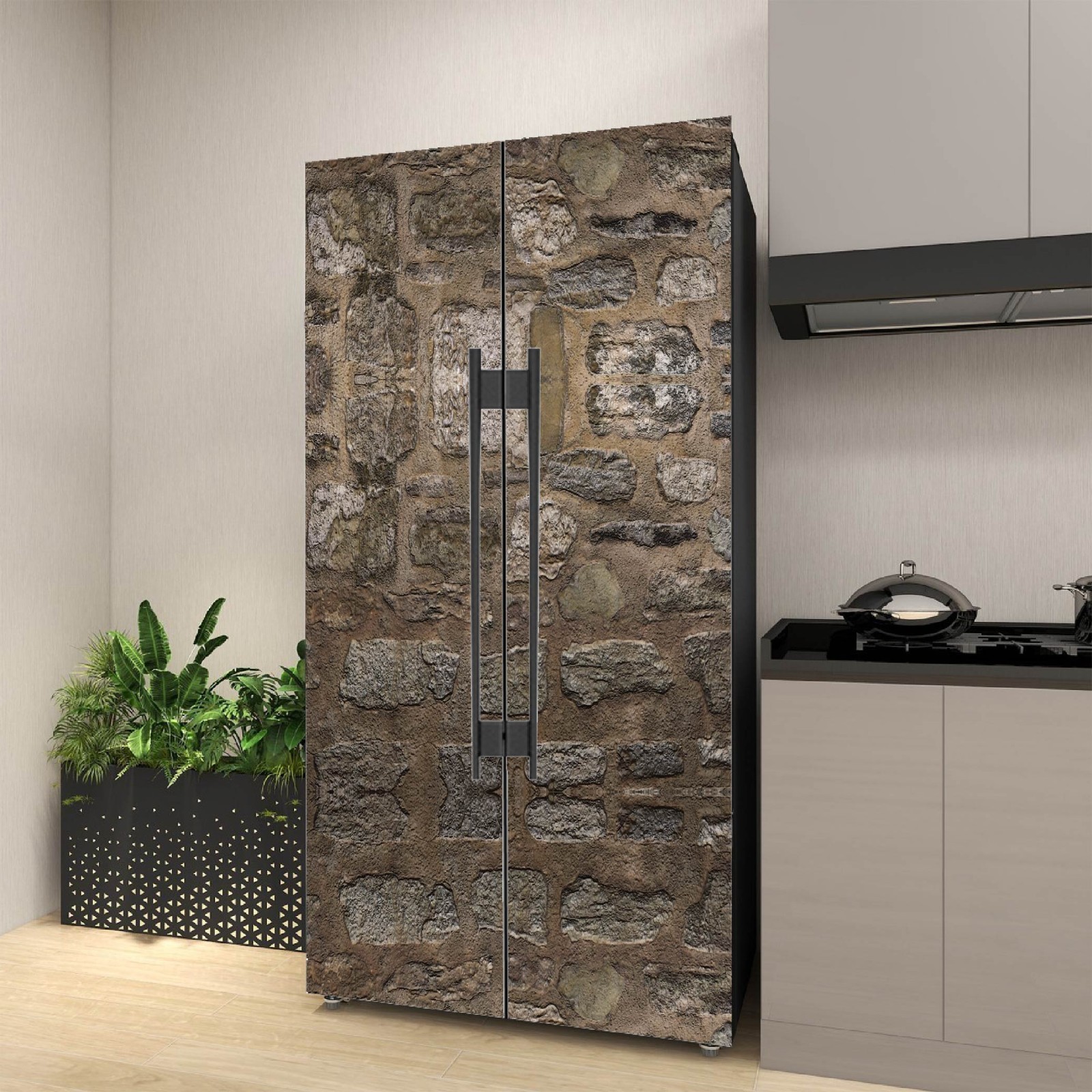 Professional Fridge Vinyl Wrap Bubble-Free Installation