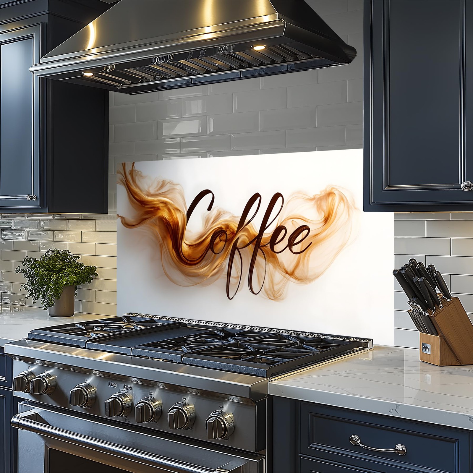 Kitchen Backsplash Stickers Waterproof Stove Backsplash Protector, 30 X 16 in…