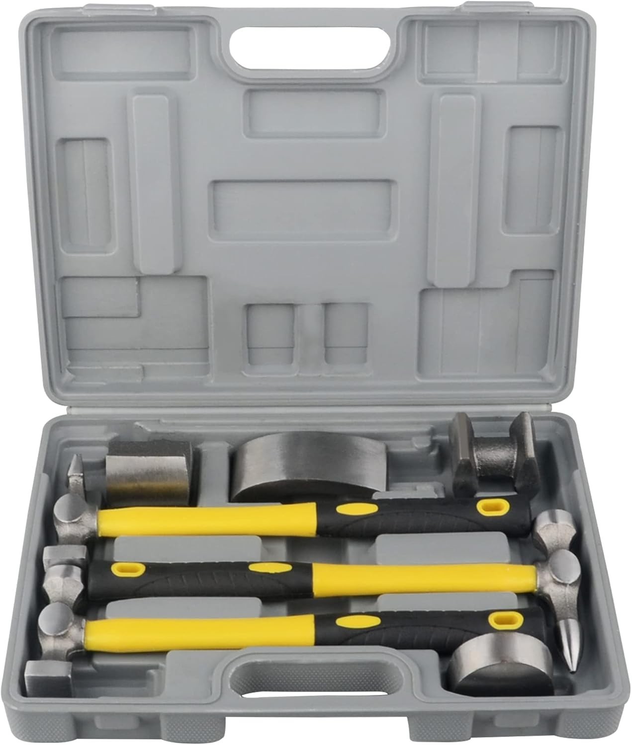 7Pcs Auto Body Repair Kit, Craft Panel Beating Hammer and Dolly Set… Fast Ship