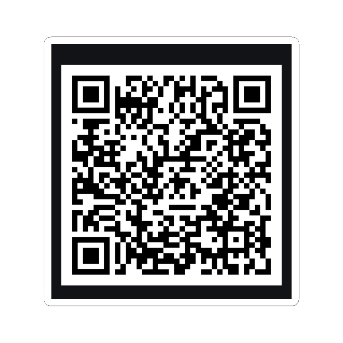 Sticker! Support my store with this QR code! Put it anywhere!