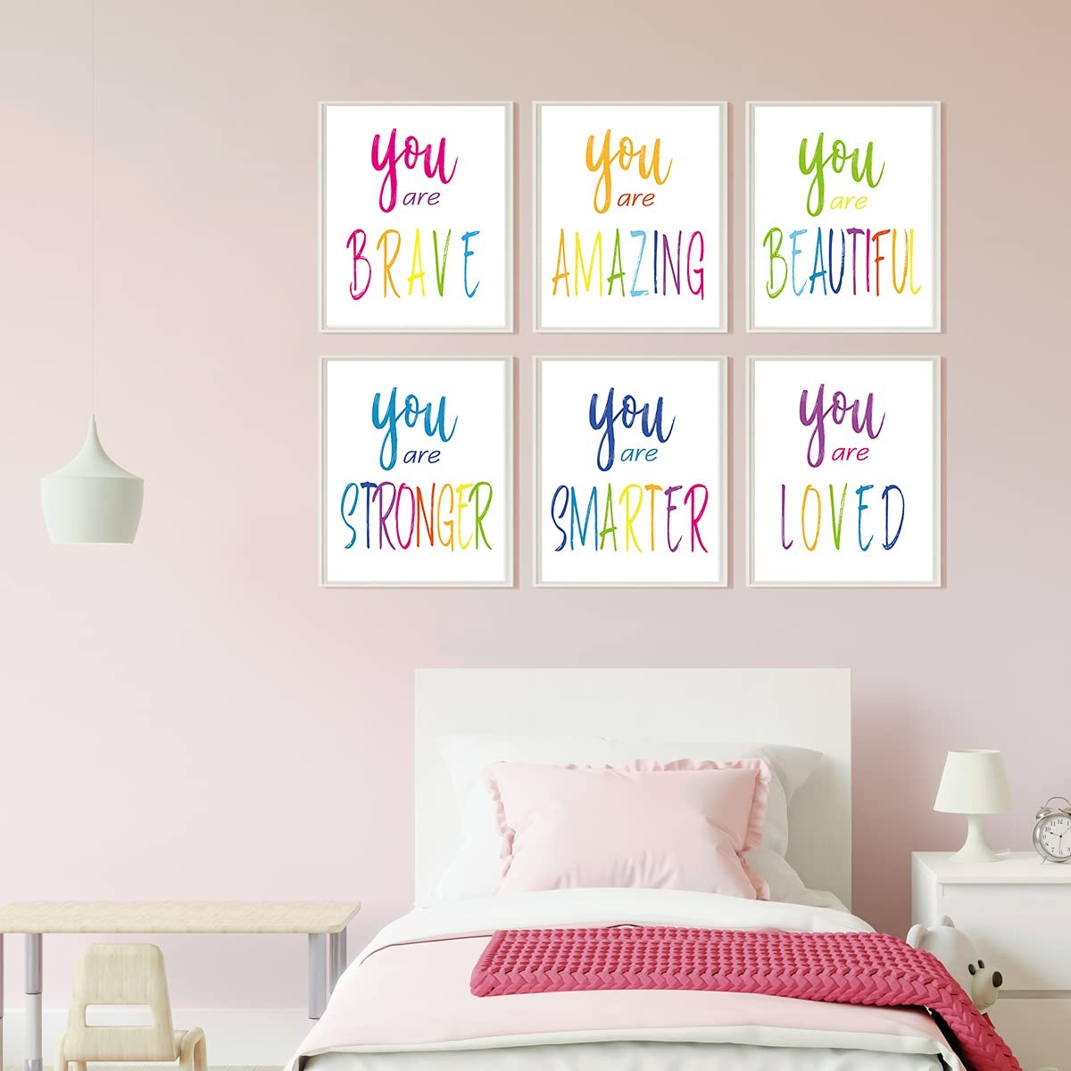 8 Pack Motivational Wall Art Inspirational Quote Posters Wall Decor