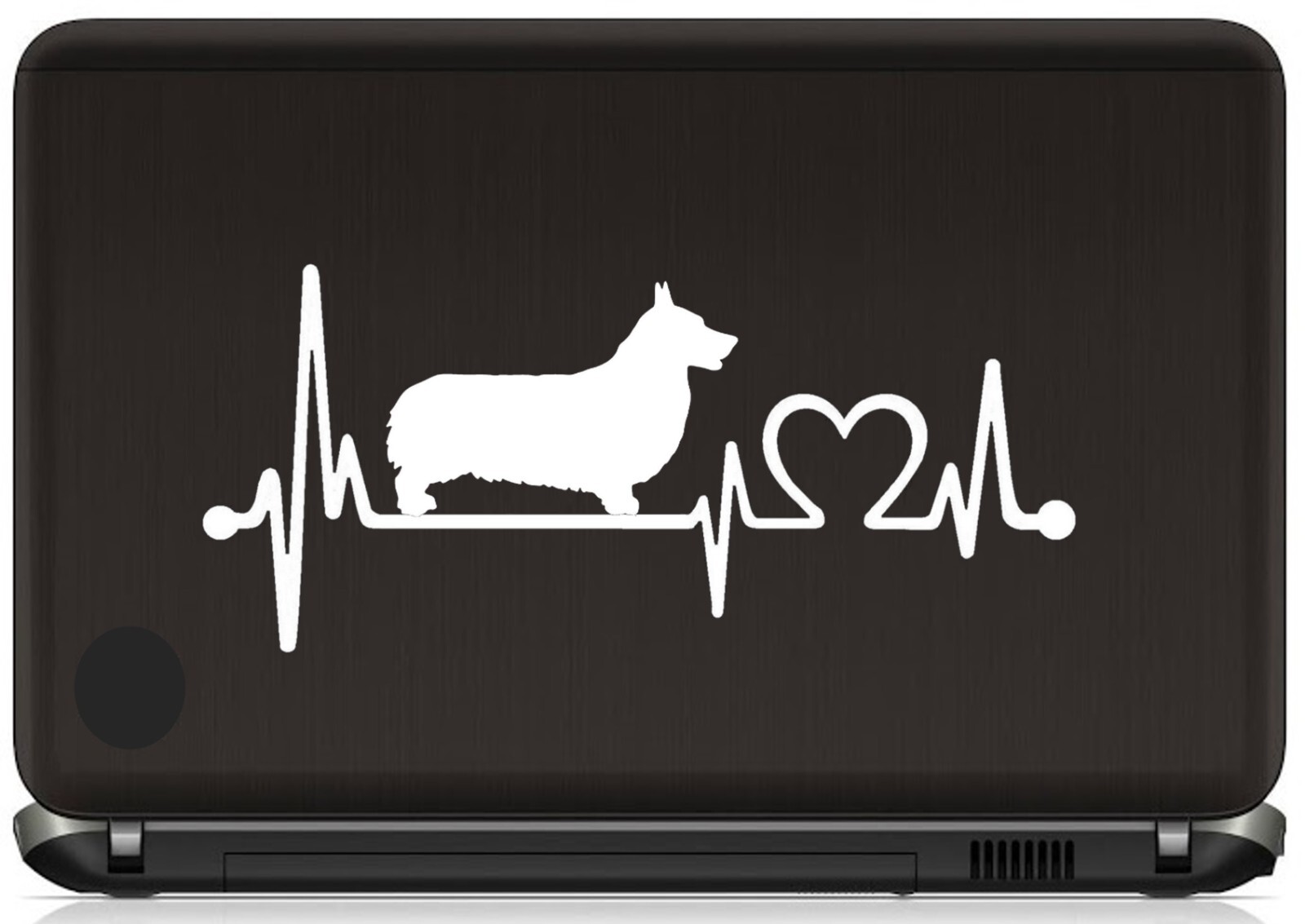 Pembroke Welsh Corgi Heartbeat Lifeline Decal Sticker for Car Truck SUV K1037