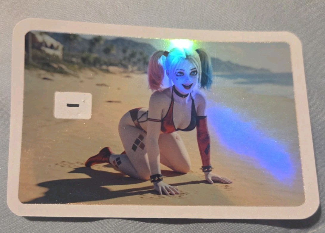 Harley Quinn ATM Debit Credit Card Skin Sticker DC Anime Cute Hot Sexy Bat Girl