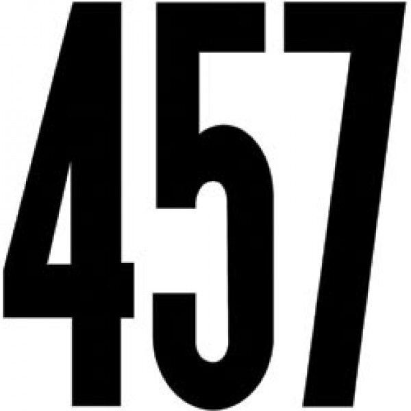 Permanent Adhesive Vinyl NUMBERS & MISC. SIGNS ~6" GOTHIC BLACK ""SHIPS TODAY""