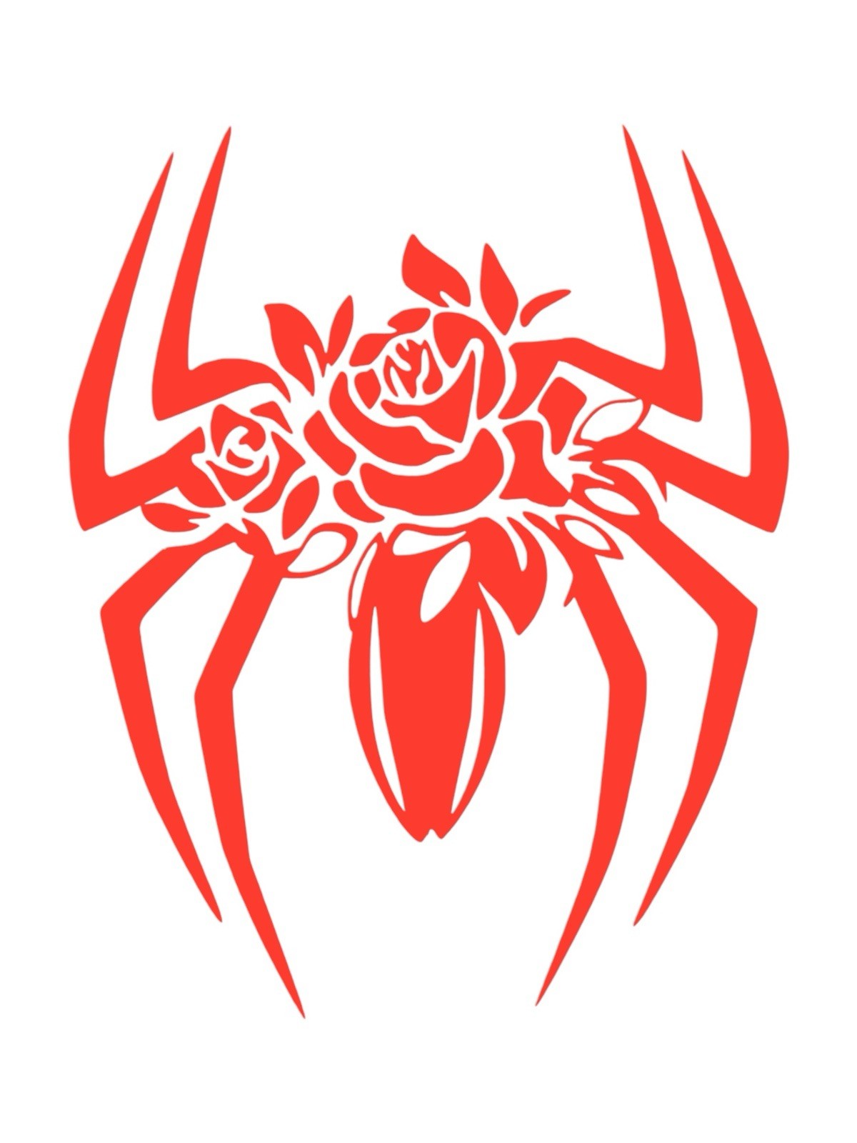 Rose spider Vinyl Decal For Vehicle Windows Laptop most smooth Surface