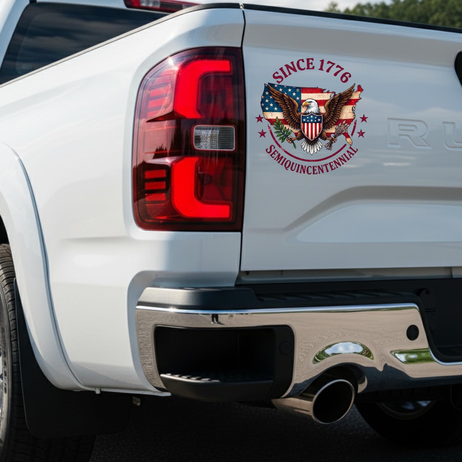 Patriotic Stickers & Automotive Decals, Christian Cross Car Window Decal, 250 An