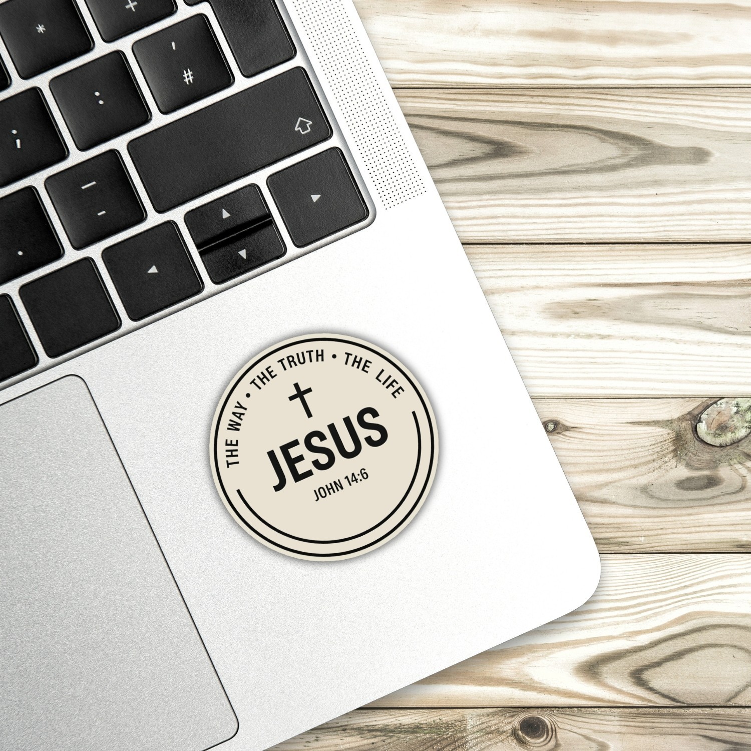 4PCS Jesus The Way The Truth The Life Christian Vinyl Decal Stickers