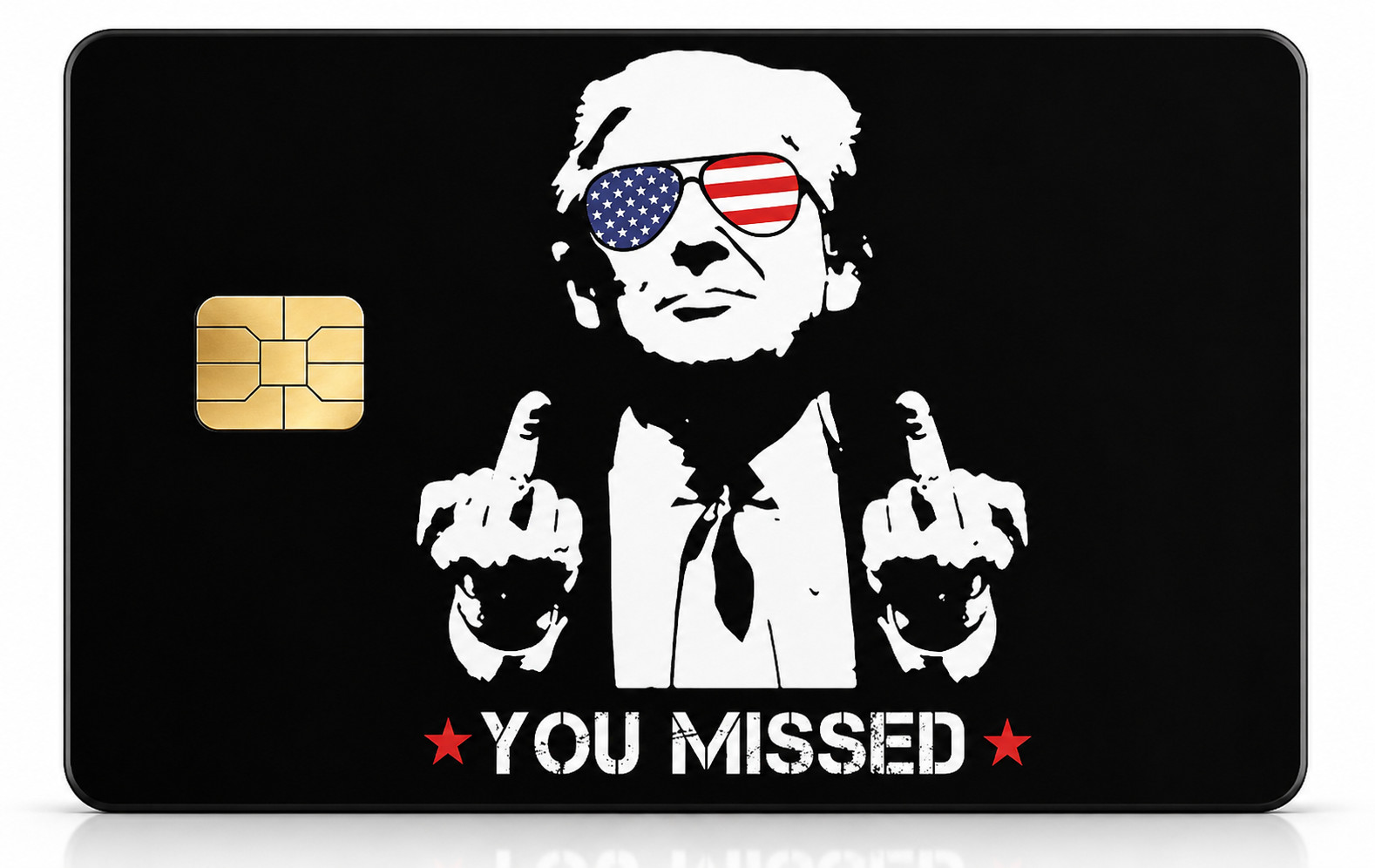 TRUMP You Missed Political Meme Debit Card Credit Card Skin Vinyl Sticker