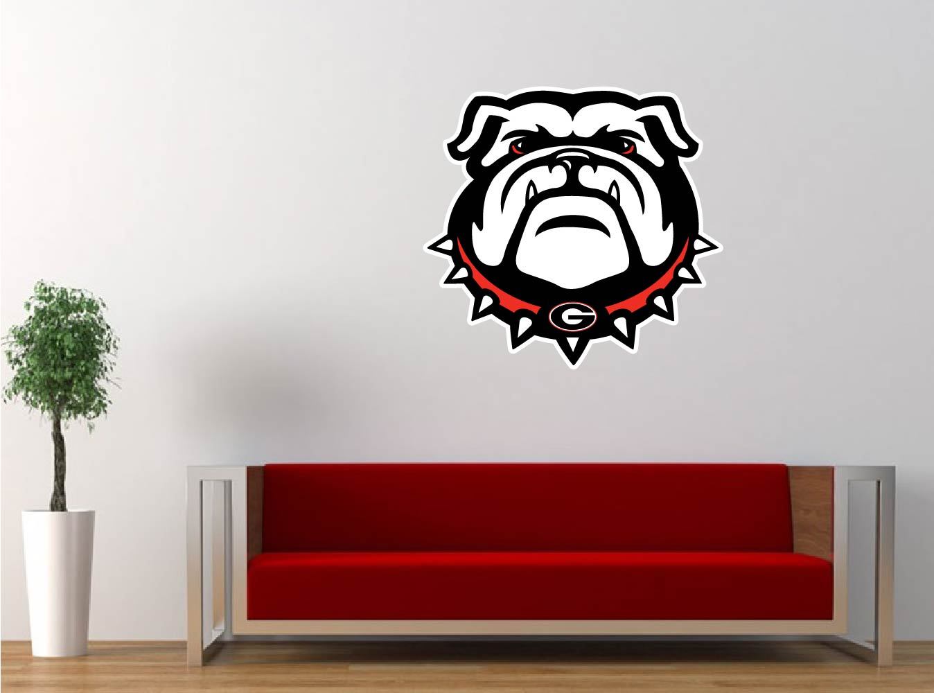 Georgia University Bulldog Vinyl Sticker Decal **SIZES** Wall CornholeTruck Car