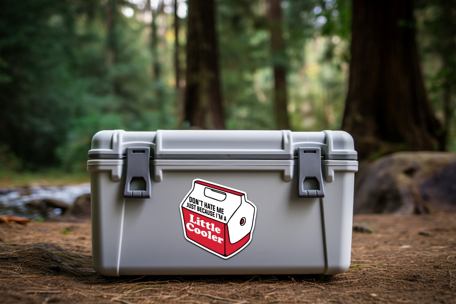 Don't Hate Me Just Because I'm A Little Cooler sticker waterproof glossy vinyl