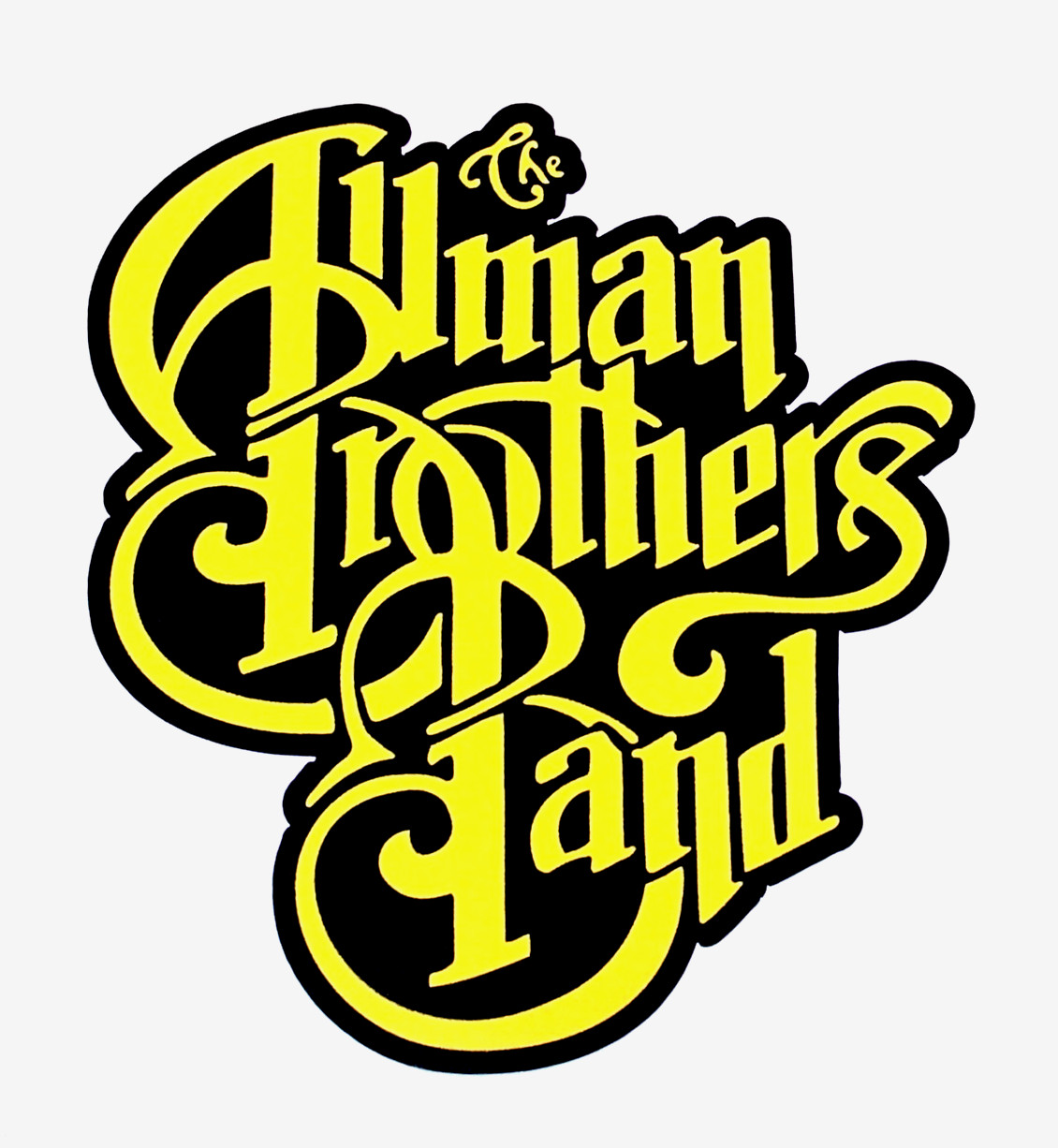 The Allman Brothers Band – Logo Cut Large Sticker Decal Music Band Classic Rock
