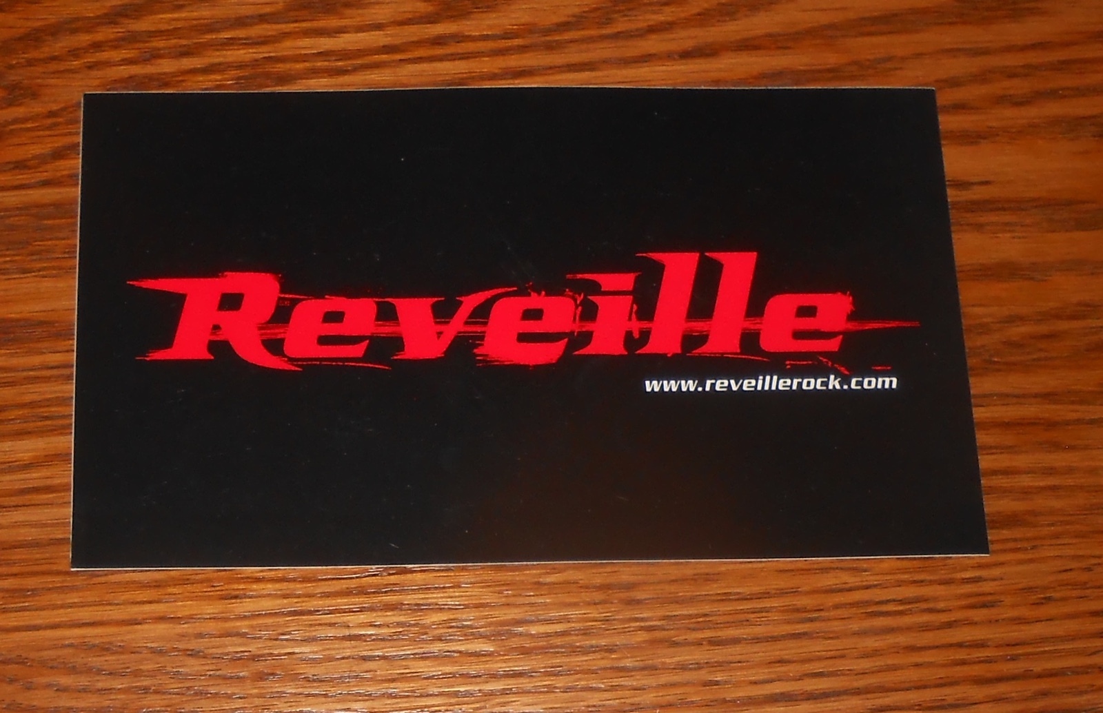 Reveille Laced Sticker Decal Rectangle Promo 6×3.5