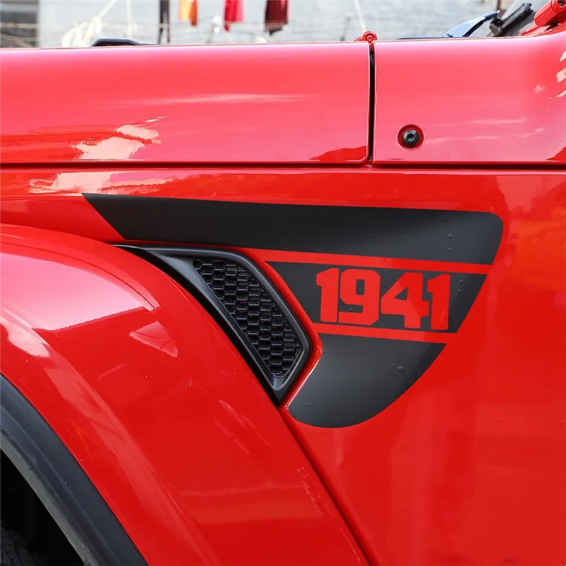 Aftermarket Jeep Wrangler JL & Gladiator JT Side Fender Vent “1941” Decal – Prec