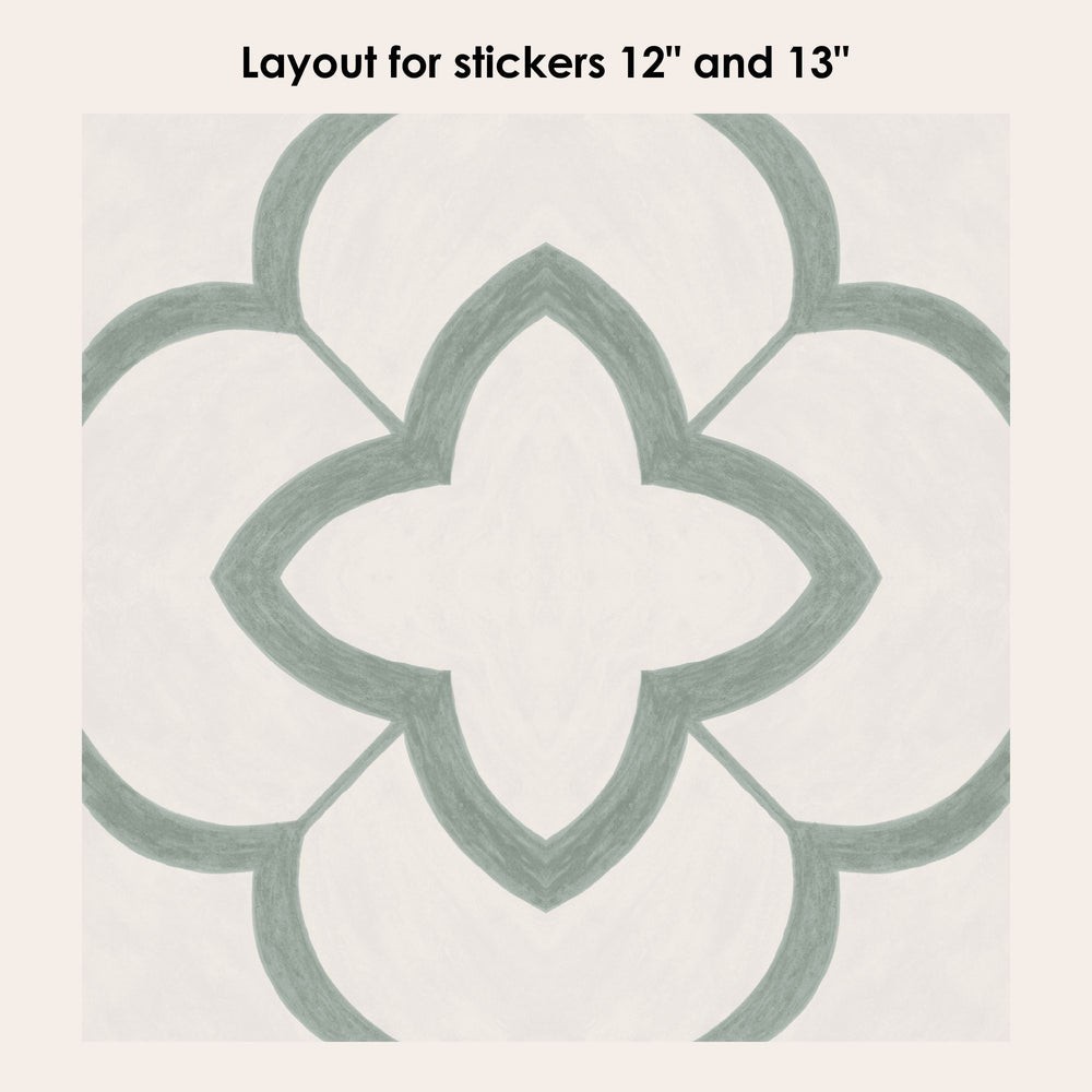 Kasbah Vinyl Tile Stickers (13"x 13") 8 Pack – FREE SHIPPING